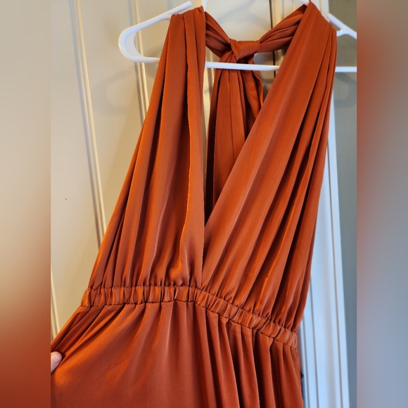 Identity Lingerie Burnt Orange Bridesmaid Infinity Dress - Size XL/XXL, NWT - Picture 6 of 15
